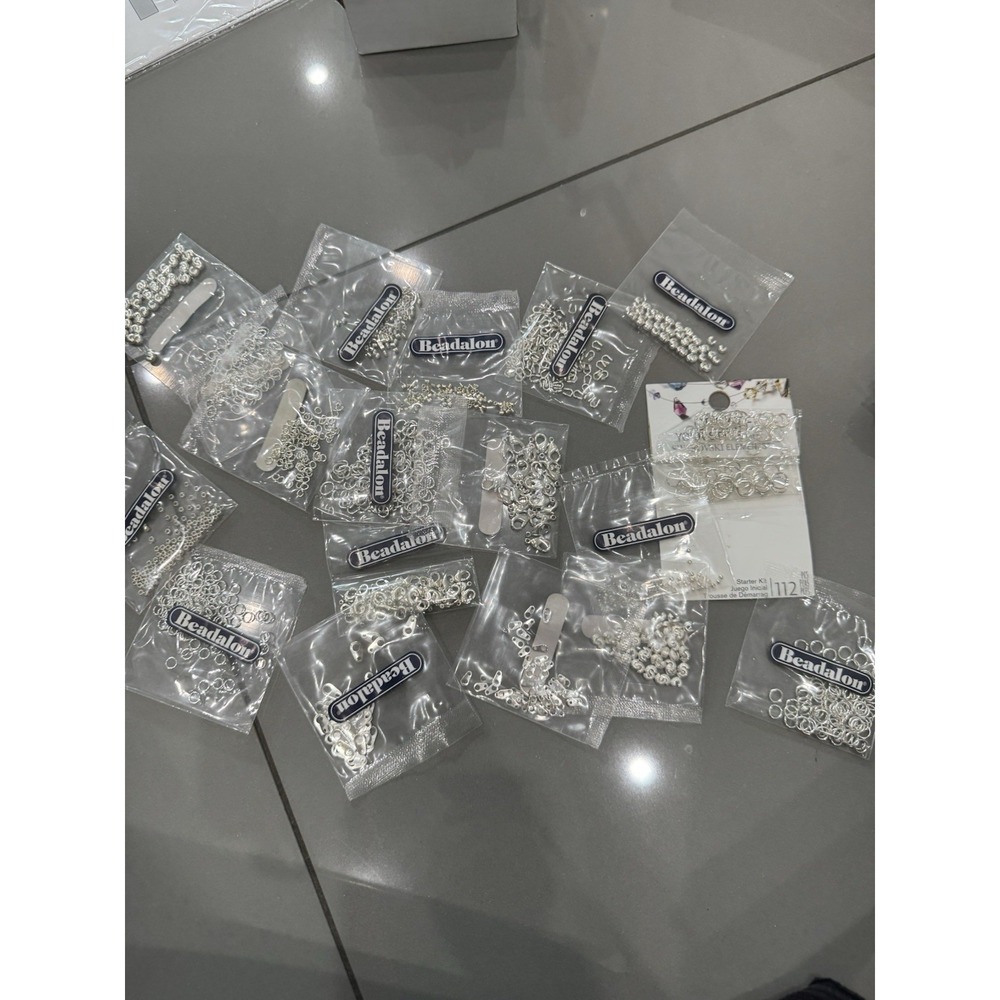 Bead Craft Supplies Lot-Beadalon Findings, For Bracelets Necklaces Etc
